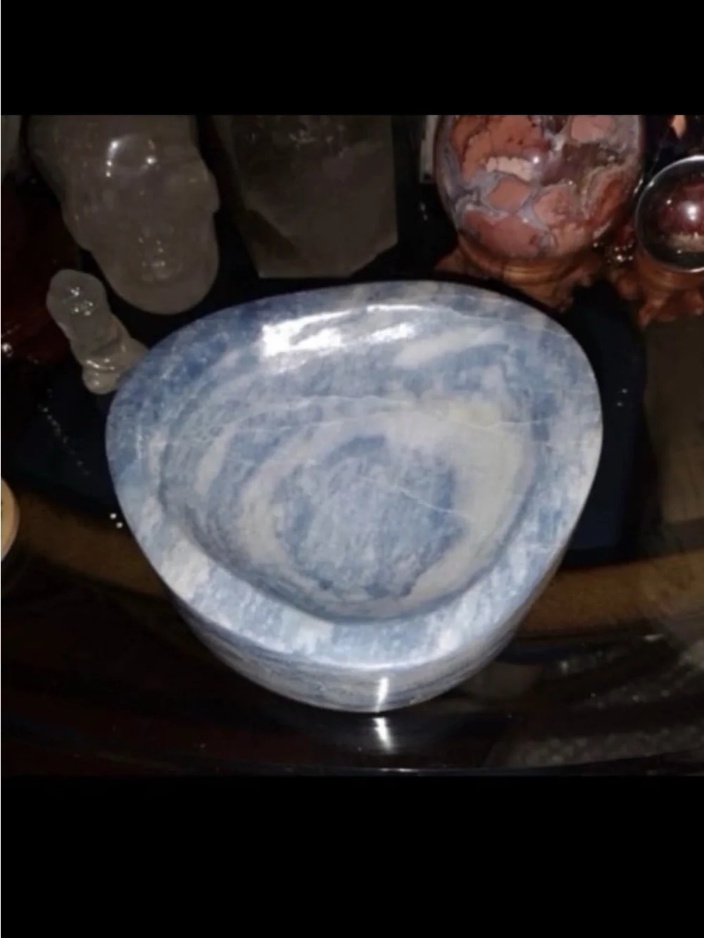 Blue Onyx Bowl Large 2lbs 8.4oz